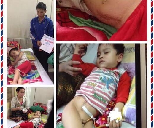 Xót thương bé trai chống chọi bệnh tật chỉ với bát cháo loãng