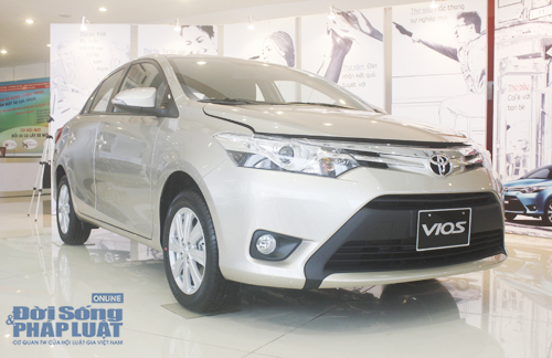 Hình ảnh thực tế của Toyota Vios 2014 tại Hà Nội