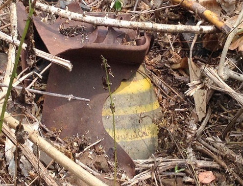 Đắk Nông: Quả bom nằm trong rẫy 7 tháng vẫn chờ xử lý