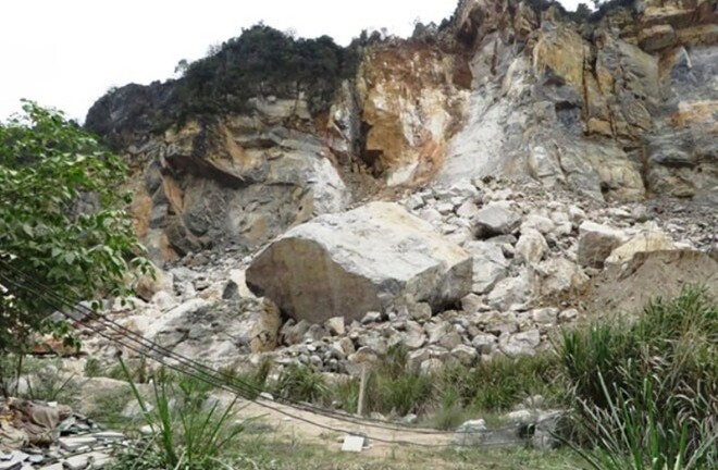 Thanh Hóa: Sập mỏ đá, 3 công nhân bị thương