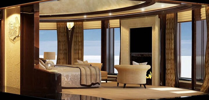 Ngắm nội thất của du thuyền có giá thuê 1,65 triệu USD/tuần 