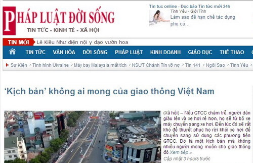 Web giả mạo Đời sống và Pháp luật Online: Thay hình đổi dạng 