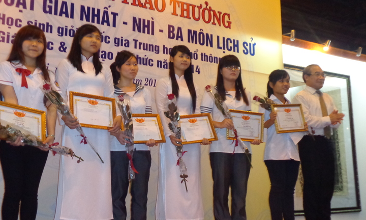 Lần đầu tiên Hà Nội có HS đạt giải nhất quốc gia môn Lịch sử