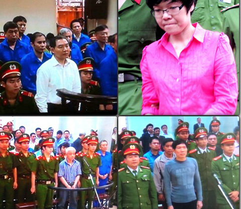 Tại sao bầu Kiên bị cùm chân, Dương Chí Dũng mặc sơ mi trắng?