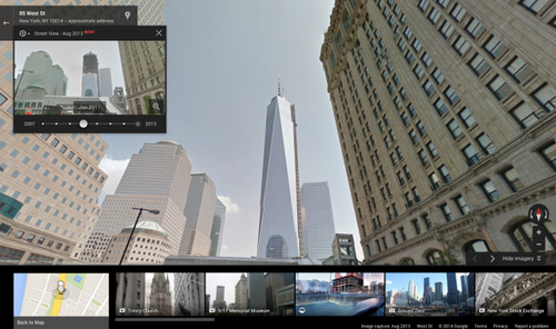 Google Street View có thể xem được ... quá khứ