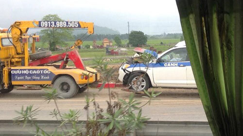 Xe CSGT Hà Nội tai nạn, 3 CSGT tử vong, 2 người bị thương