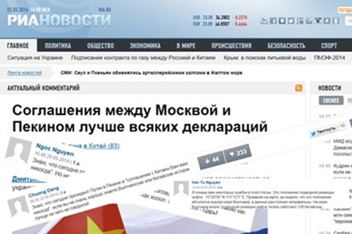 Sứ quán Nga lên tiếng về bài báo xuyên tạc lịch sử Việt Nam 