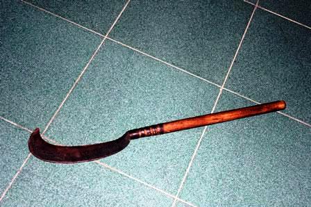 Chém người bất thành, dùng rựa chặt đứt gân tay công an