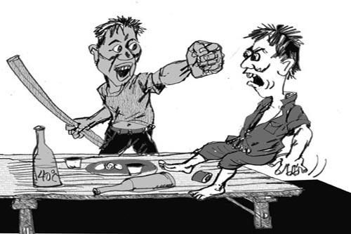 Vào thăm con gái, đâm chết thông gia trên bàn nhậu