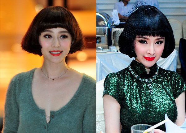 Phương Trinh tạo kiểu tóc giống Phạm Băng Băng
