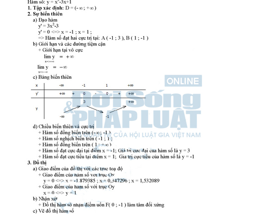 Đáp án đề thi đại học môn Toán khối B năm 2014
