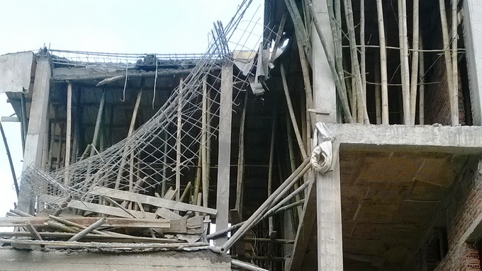 Điện Biên: Sập giàn giáo từ tầng 4, hai người tử vong tại chỗ