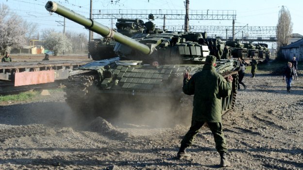 Bằng chứng xe tăng T-72 của Nga có mặt ở miền đông Ukraine?