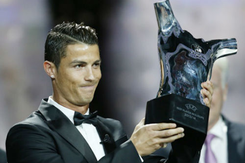 Ronaldo giành danh hiệu cầu thủ xuất sắc nhất châu Âu