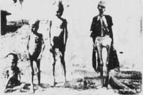 Nạn đói ở Thái Bình: Đãi phân ngựa tìm hạt ngô để ăn