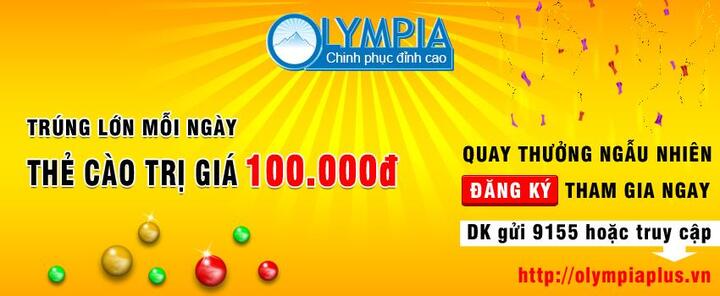 Danh sách khách hàng trúng thưởng tuần 35 – Olympia