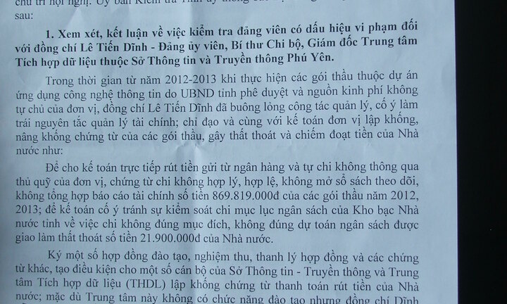 Chiếm đoạt hàng trăm triệu, 2 cán bộ Sở TTTT bị khai trừ Đảng