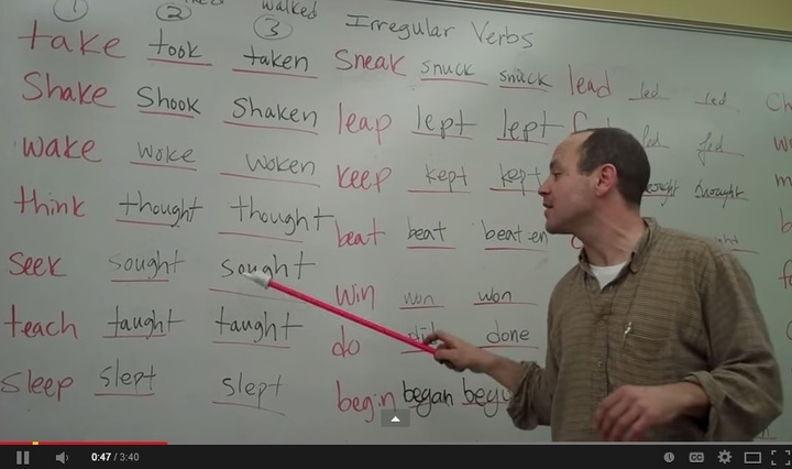 Clip: Học động từ bất quy tắc bằng bản rap “bá đạo