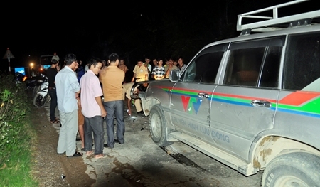 Xe truyền hình lưu động gây tai nạn chết người