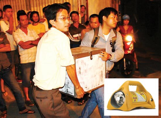 Tìm thấy thiết bị chứa phóng xạ bị mất cắp