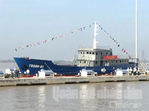 Hạ thủy tàu trinh sát đầu tiên cho Cảnh sát biển Việt Nam