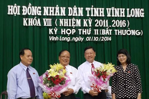 Họp bất thường, Vĩnh Long có chủ tịch tỉnh mới