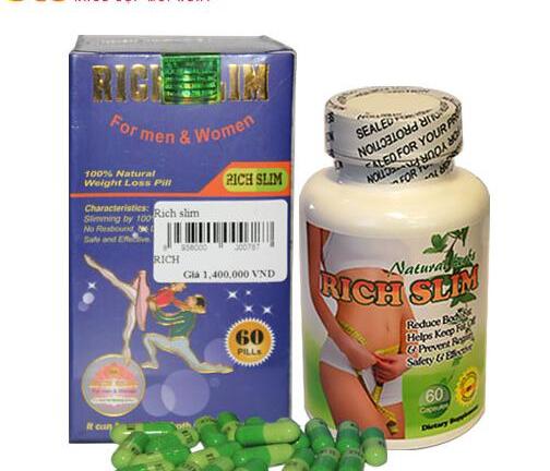 Rich Slim- Hỗ trợ giảm cân  an toàn, hiệu quả