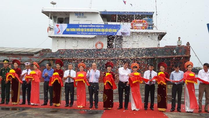 Công bố tuyến vận tải ven biển từ Quảng Bình đến Kiên Giang