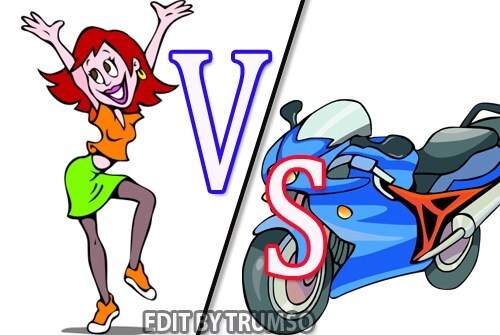 So sánh giữa vợ và xe máy