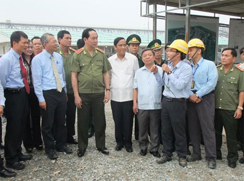 Bộ trưởng Trần Đại Quang thăm, làm việc tại KKT Vũng Áng