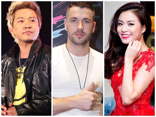 Shayne Ward đứng chung sân khấu với Hoàng Thùy Linh, Tuấn Hưng