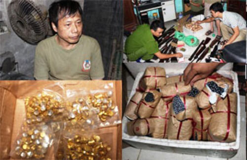 Phá lò sản xuất súng tự chế cho thế giới “ngầm”