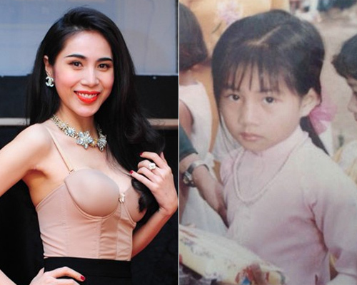 20/10: Ngắm ảnh thời thơ ấu đáng yêu của mỹ nhân Việt