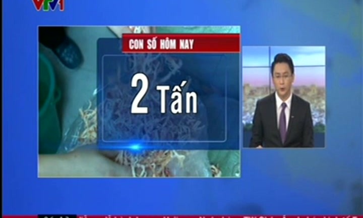 Clip: Hà Nội bắt giữ 2 tấn mực khô xé sợi giả