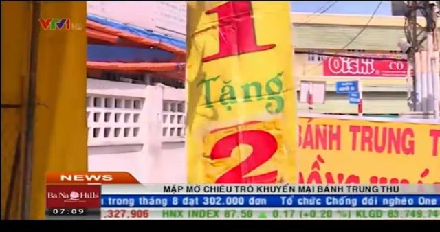 Clip: Mập mờ chiêu trò khuyến mãi bánh trung thu