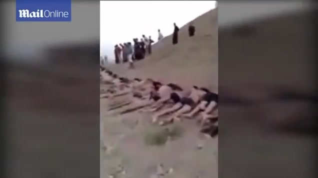 Phiến quân IS tung video hành quyết tập thể 250 binh sỹ Syria