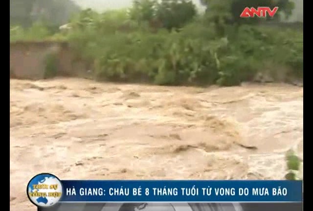 Cột nhà đổ, bé 8 tháng tuổi tử vong