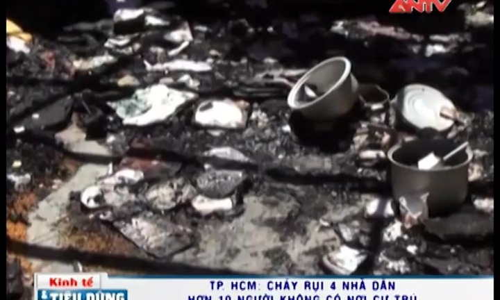 Tp HCM: Tan hoang cảnh 4 hộ dân bị 