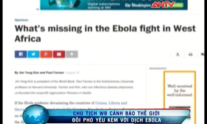 “Ứng phó kém gây ra những cái chết Ebola không cần thiết”