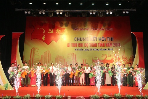 Tưng bừng Hội thi Bí thư chi bộ toàn tỉnh Hà Tĩnh năm 2014