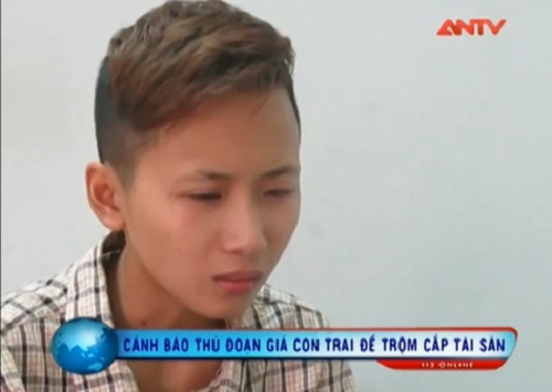 Thiếu nữ giả trai xin ở ghép với thanh niên trẻ tuổi để trộm cắp
