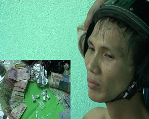 Khống chế đối tượng ngáo đá tàng trữ ma túy