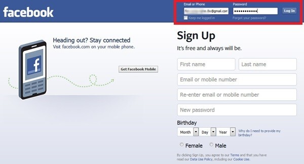 Cách đăng xuất Facebook từ xa khi đãng trí