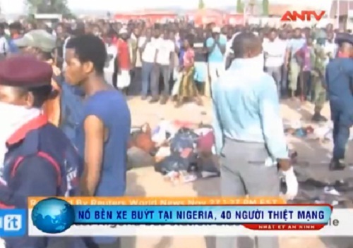 Video: Đánh bom bến xe buýt tại Nigeria làm 40 người thiệt mạng