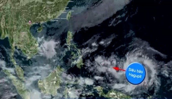 Video: Siêu bão Hagupit có khả năng tiến vào biển Đông?