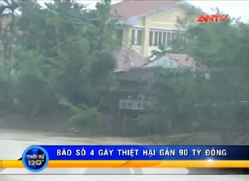 Video: Giật mình con số thiệt hại sau bão số 4