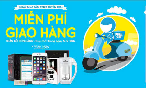 Ngày mua sắm trực tuyến đầu tiên ở Việt Nam chính thức bắt đầu
