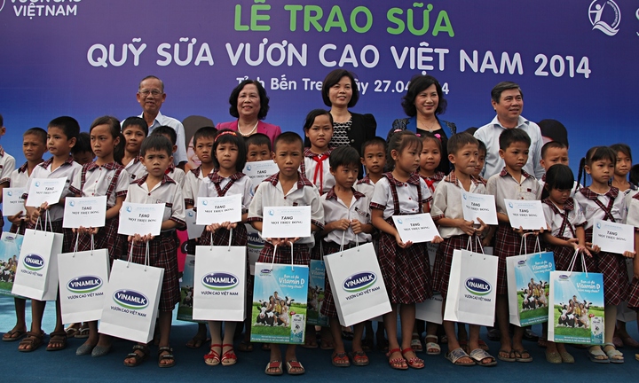 Quỹ sữa Vươn cao Việt Nam vươn xa mọi miền tổ quốc