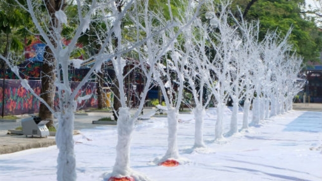Video: Con đường tuyết bay như thật đầu tiên ở Hà Nội