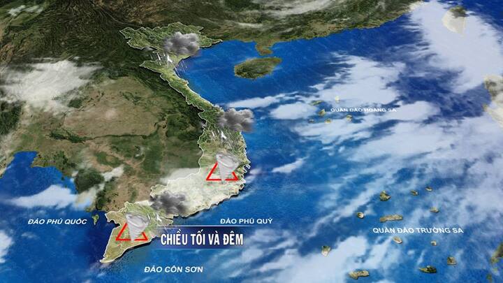 Dự báo thời tiết ngày mai 29/9: Bắc Bộ trời nắng, Nam Bộ tiếp tục mưa dông 